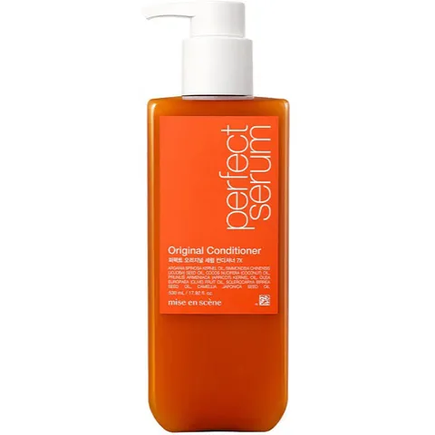 Bộ đôi Gội - Xả mise en scène Perfect Serum 530ml giúp phục hồi hư tổn, giúp tóc bồng bềnh