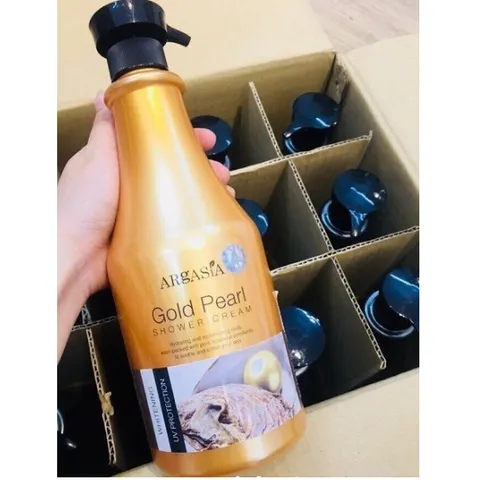 ARGASIA - SỮA TẮM TINH CHẤT NGỌC TRAI VÀNG ARGASIA GOLD PEARL SHOWER CREAM 1100ML