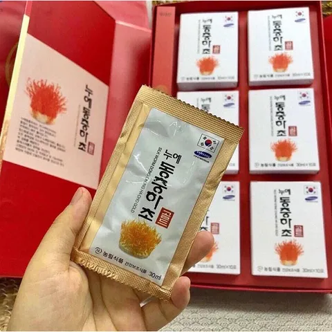 Đông trùng hạ thảo Hàn Quốc Silk Worm Dong Chung Ha Cho Gold 60 gói x 30ml