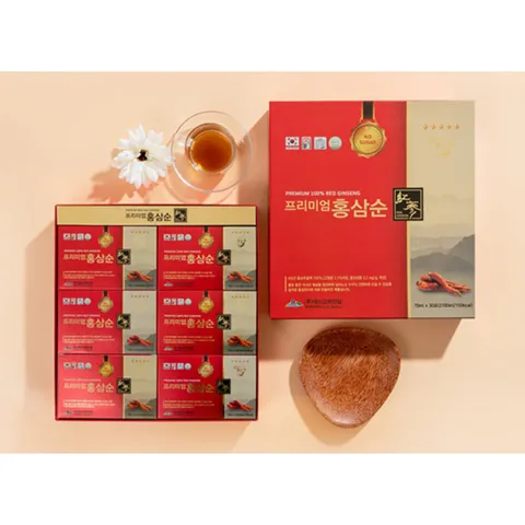 Nước Hồng Sâm Không Đường 100% Daesan Hộp 30 Gói 70ml