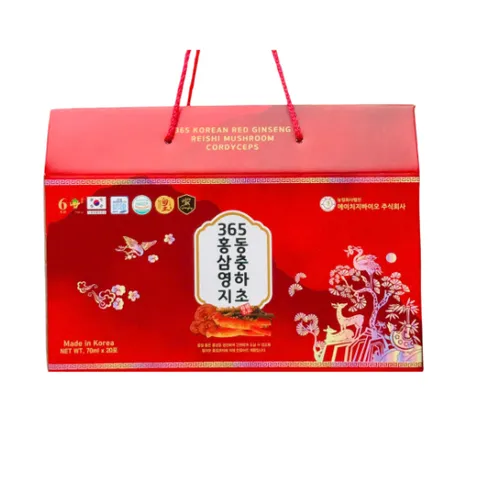 Nước Hồng Sâm Linh Chi Đông Trùng hạ thảo 365 - 70ml x 20 gói