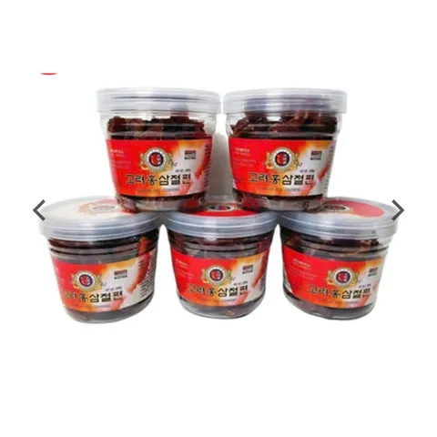Sâm Lát Tẩm Mật Ong Hộp Đỏ Hàn Quốc, Hộp Quai Xách 200gr