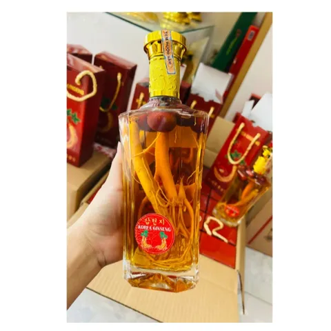 Bình Rượu Nhân Sâm Táo Đỏ 500ml Chính Hãng Hàn Quốc