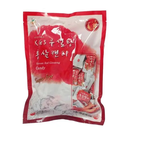 Kẹo Hắc Sâm T.O.P Daesan 300gr/gói - Kẹo Hồng Sâm Không Đường Sugar Free KGS Hàn Quốc