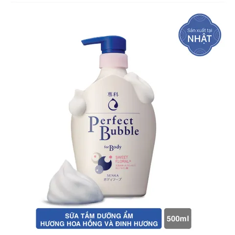 Sữa Tắm Senka Perfect Bubble For Body 500ml