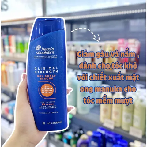 Dầu Gội Head & Shoulders Clinical Strength Mẫu Mới 2025 - 400ml