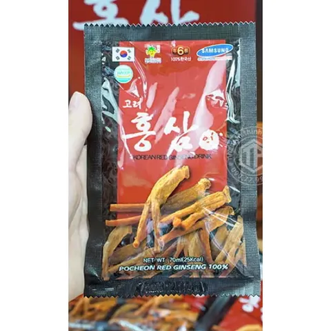 Nước hồng sâm Pocheon chính hãng sâm Hàn Quốc 6 năm tuổi