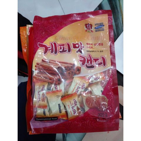 Kẹo Quế Cứng Cheonnyeonae Food Hàn Quốc Gói 200g