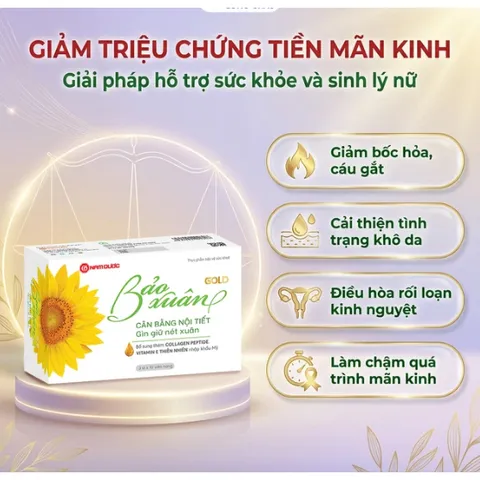 Viên hỗ trợ cân bằng nội tiết tố nữ Bảo Xuân Gold Nam Dược (3 vỉ x 10 viên) 802042