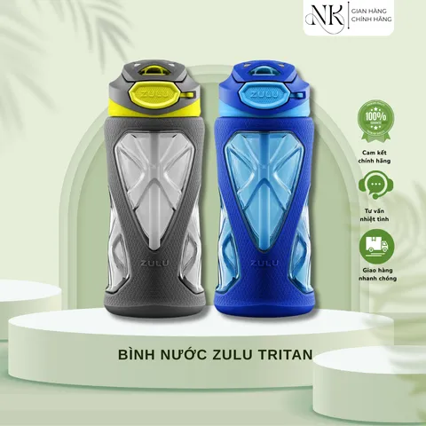 (HÀNG CHÍNH HÃNG MỸ) BÌNH NƯỚC ZULU TRITAN 473ml/bình