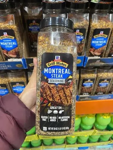 ( HÀNG CHÍNH HÃNG MỸ) GIA VỊ MUỐI ƯỚP BÒ MỸ GRILL MATES MONTREAL STEAK SEASONING ăn kiêng - MỸ (822G)
