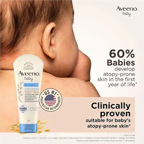 (HÀNG CHÍNH HÃNG MỸ) KEM BÔI CHÀM AVEENO BABY ACZEMA THERAPY 206g