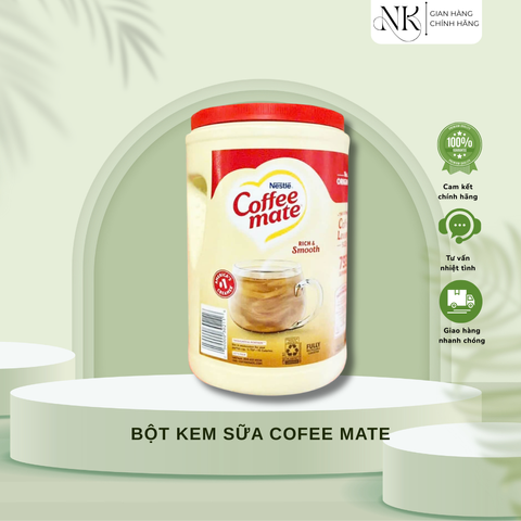 (HÀNG CHÍNH HÃNG MỸ) BỘT KEM SỮA NESTLE COFEE MATE 1.5Kg