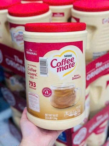 (HÀNG CHÍNH HÃNG MỸ) BỘT KEM SỮA NESTLE COFEE MATE 1.5Kg