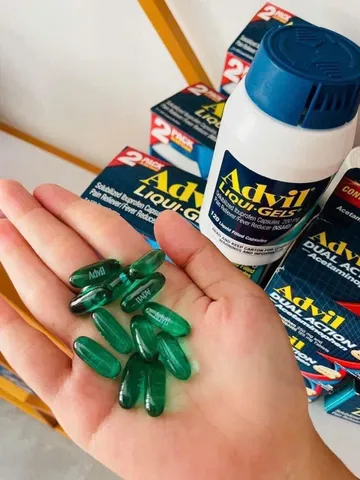 (HÀNG CHÍNH HÃNG MỸ) VIÊN UỐNG GIẢM ĐAU ADVIL LIQUI-GELS 2X120 viên