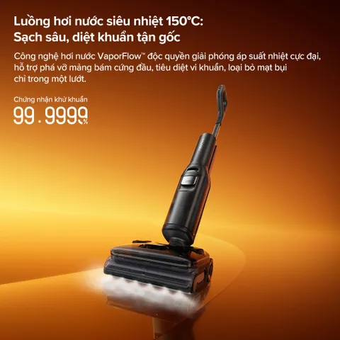 Máy hút bụi, lau nhà bằng hơi nước nóng Roborock F25 Ultra - WD6Y3A 