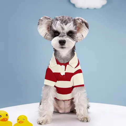 Áo Polo Kẻ cho thú cưng - Áo, váy cho chó mèo, thú cưng - Ziềng iu Petshop