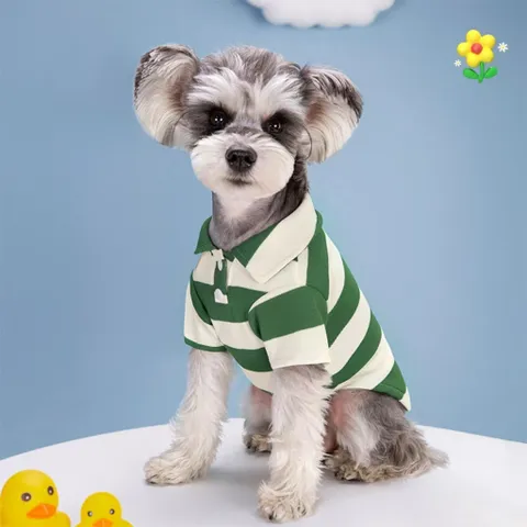 Áo Polo Kẻ cho thú cưng - Áo, váy cho chó mèo, thú cưng - Ziềng iu Petshop