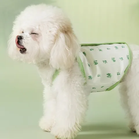 Áo Hai Dây Hoa Nhí (Tặng kẹp nơ nhỏ) - Áo cho cún, mèo - Phụ kiện chó mèo - Ziềng iu Petshop