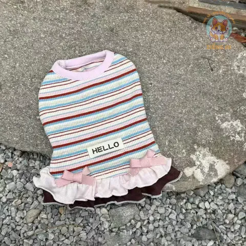 Váy Hello Summer (Tặng kẹp nơ xinh) - Áo, váy cho chó mèo, thú cưng - Ziềng iu Petshop