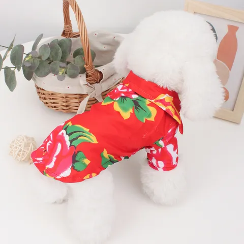 Sơ Mi Cây Dừa / Công Phượng (Tặng kẹp nơ) cho thú cưng - Áo, váy cho chó mèo, thú cưng - Ziềng iu Petshop