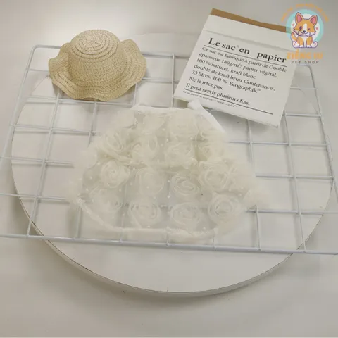 Váy Ren Kiêu Sa (Tặng kẹp nơ) cho thú cưng - Áo, váy cho chó mèo, thú cưng - Ziềng iu Petshop
