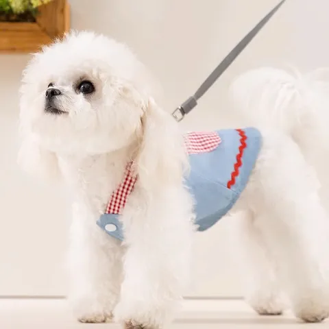 Yếm Jeans Hello cho Pet - Áo, váy cho chó mèo, thú cưng - Ziềng iu Petshop