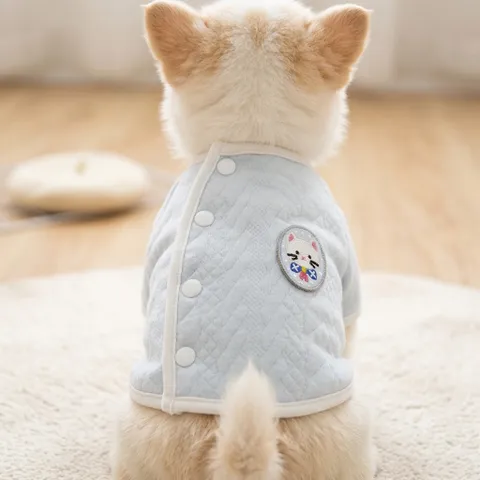 Áo Pijama Pinky Blue (Tặng kẹp nơ) cho thú cưng - Áo, váy cho chó mèo, thú cưng - Ziềng iu Petshop