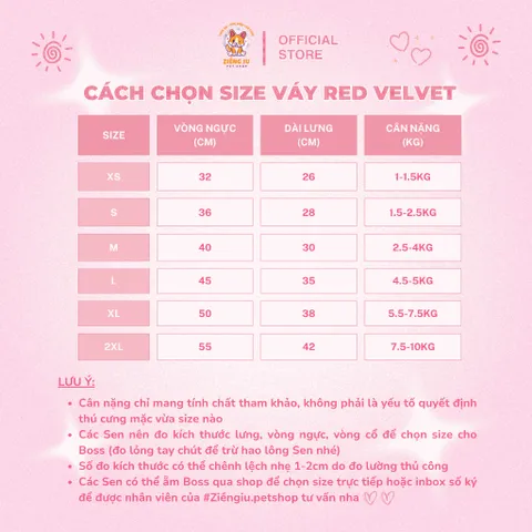 Váy Red Velvet đỏ nơ tầng (Tặng kẹp nơ) - Áo, váy cho chó mèo, thú cưng - Ziềng iu Petshop