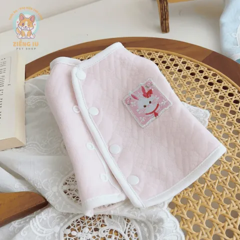 Áo Pijama Pinky Blue (Tặng kẹp nơ) cho thú cưng - Áo, váy cho chó mèo, thú cưng - Ziềng iu Petshop