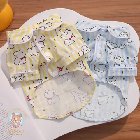 Áo Pijama Puppy (Tặng kẹp nơ) cho thú cưng - Áo, váy cho chó mèo, thú cưng - Ziềng iu Petshop