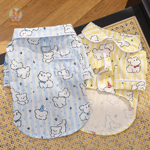 Áo Pijama Puppy (Tặng kẹp nơ) cho thú cưng - Áo, váy cho chó mèo, thú cưng - Ziềng iu Petshop