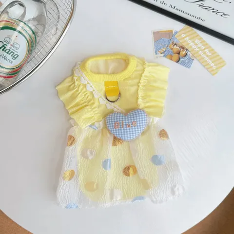Váy Kẹo Ngọt (Tặng kẹp nơ) cho thú cưng - Áo, váy cho chó mèo, thú cưng - Ziềng iu Petshop