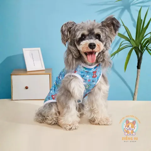 Áo thun hè (nhiều màu) chống rụng lông cho Pet - Áo cho chó mèo, thú cưng - Ziềng iu Petshop