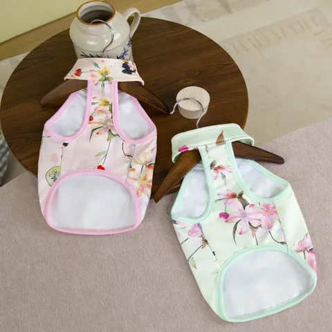 Váy Sườn Xám (Tặng kẹp nơ) - Áo, váy cho chó mèo, thú cưng - Ziềng iu Petshop