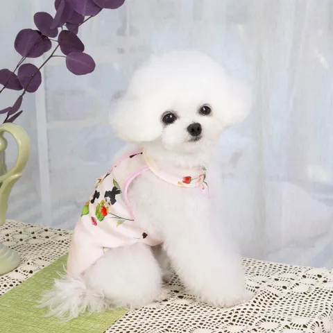 Váy Sườn Xám (Tặng kẹp nơ) - Áo, váy cho chó mèo, thú cưng - Ziềng iu Petshop