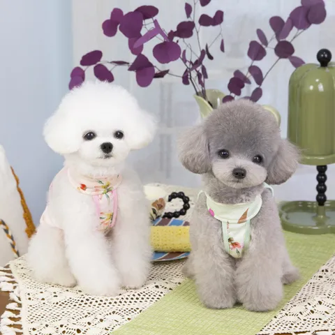 Váy Sườn Xám (Tặng kẹp nơ) - Áo, váy cho chó mèo, thú cưng - Ziềng iu Petshop
