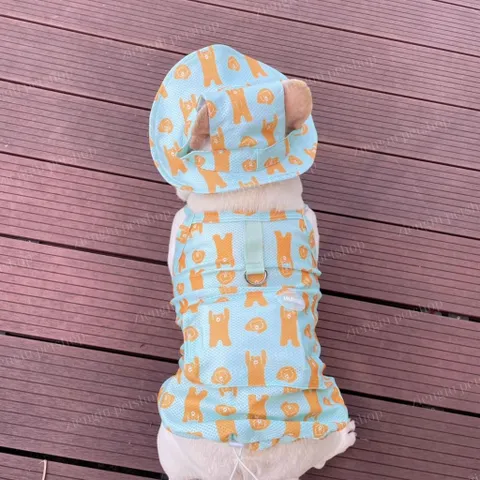 SET áo và mũ Hawaii - Áo, váy cho chó mèo, thú cưng - Ziềng iu Petshop