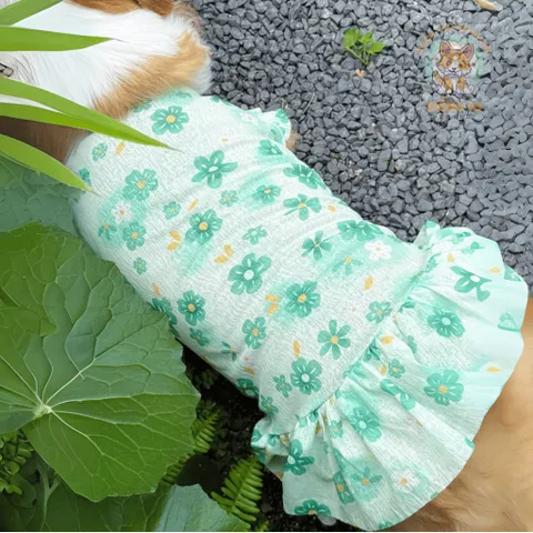Váy Hoa Xinh (Có Size Lớn) cho thú cưng - Tặng kẹp nơ nhỏ - Áo, váy cho chó mèo, thú cưng - Ziềng iu Petshop