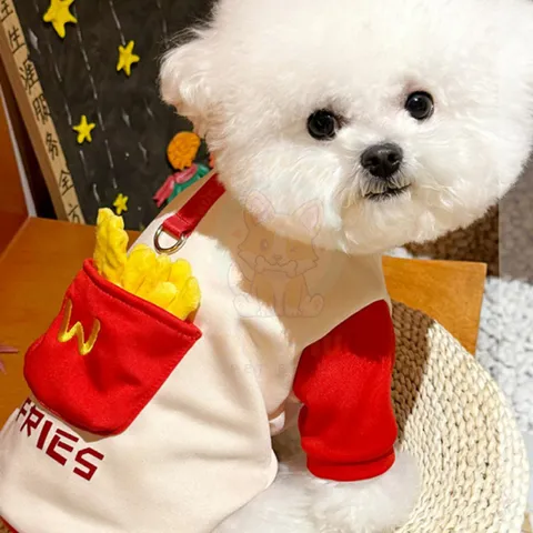 Áo khoai tây chiên W - Áo cho chó mèo, thú cưng - Ziềng iu Petshop