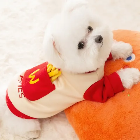 Áo khoai tây chiên W - Áo cho chó mèo, thú cưng - Ziềng iu Petshop