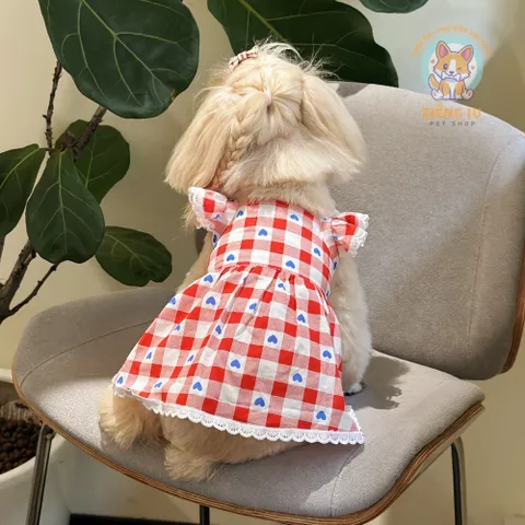 Váy Công Chúa Sweetie (Tặng kẹp nơ) - Áo, váy cho chó mèo, thú cưng - Ziềng iu Petshop