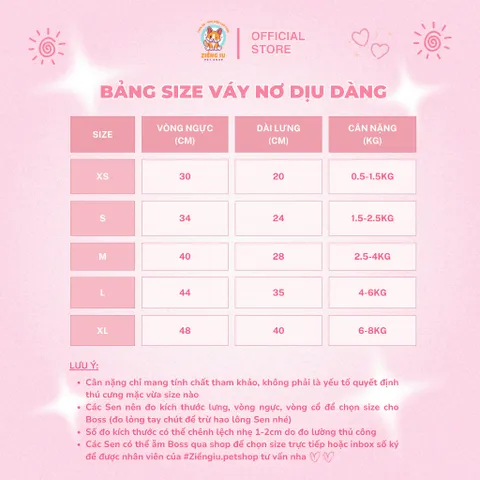 Váy Nơ Dễ Thương (Tặng kẹp nơ) cho thú cưng - Áo, váy cho chó mèo, thú cưng - Ziềng iu Petshop