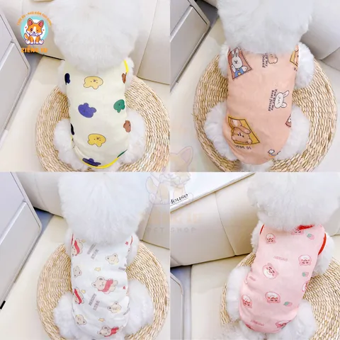 (CÓ SIZE LỚN) Áo Lưới Hè Chống Rụng Lông Cho Chó Mèo - Áo, váy cho chó mèo, thú cưng - Ziềng iu Petshop