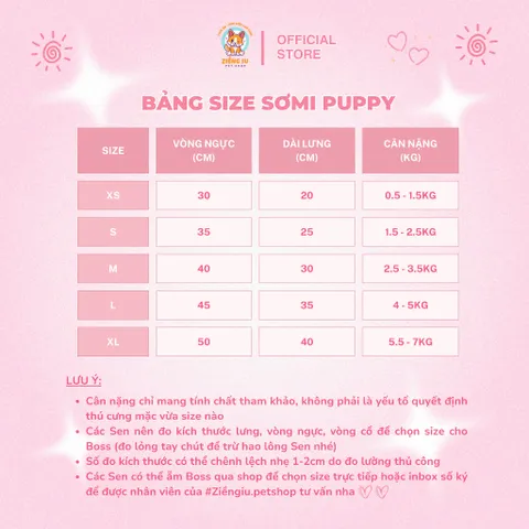 Áo sơmi Puppy (Tặng kẹp nơ) cho thú cưng - Áo, váy cho chó mèo, thú cưng - Ziềng iu Petshop