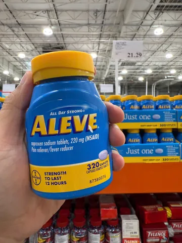 (HÀNG CHÍNH HÃNG MỸ) VIÊN GIẢM ĐAU HẠ SỐT ALEVE NAPROXEN SODIUM 320 viên