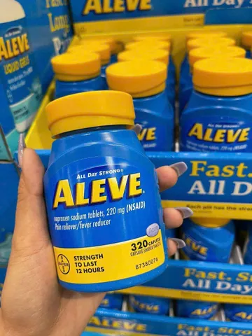 (HÀNG CHÍNH HÃNG MỸ) VIÊN GIẢM ĐAU HẠ SỐT ALEVE NAPROXEN SODIUM 320 viên