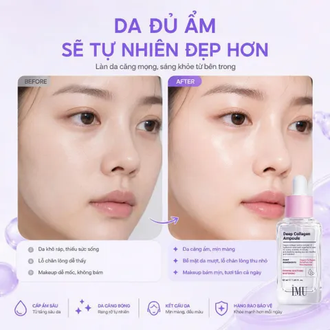 Tinh Chất Serum Phục Hồi IMU Deep Collagen Ampoule Cấp Ẩm Sâu Đa Tầng & Phục Hồi Da Tổn Thương 50ml