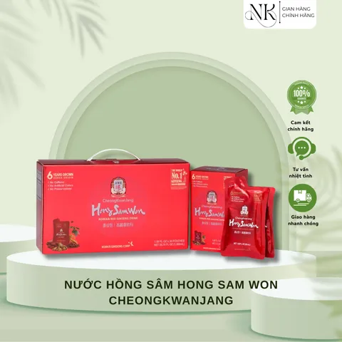 ( HÀNG CHÍNH HÃNG MỸ) NƯỚC HỒNG SÂM HONG SAM WON CHEONGKWANJANG