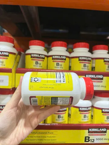 (HÀNG CHÍNH HÃNG MỸ) VIÊN UỐNG VITAMIN KIRKLAND B12 5000mcg 300 viên
